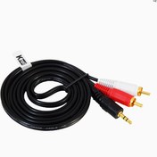 تصویر کابل 1 به 2 صدا کی نت 1٫5 متری K-CS120015 