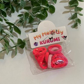 تصویر کش حوله‌ای ریز صورتی 