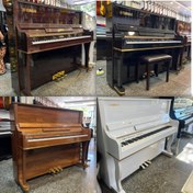 تصویر کابین پیانو یاماها های گلس براق تحویل درب منزل - مشکی 