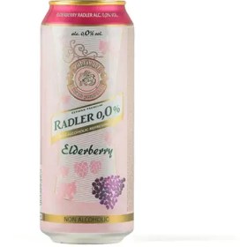 تصویر آبجو بدون الکل آقطی زاهرینگر ۵۰۰ سی سی - باکس 24 عددی ZAHRINGER Sin Alcohol Elderberry Sauco Lata 500ml