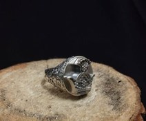 تصویر انگشتر تاج نقره 