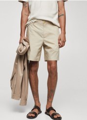 تصویر شلوارک چینی اساسی برند mango man Essential Chino Shorts