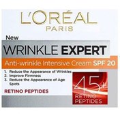 تصویر کرم روز ضد چروک +۴۵ لورال ا +Loreal wrinkle expert anti-wrinkle firming cream 45 +Loreal wrinkle expert anti-wrinkle firming cream 45