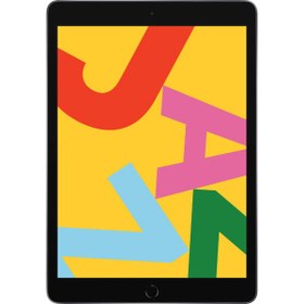 تصویر تبلت اپل مدل iPad 7th 128gb 2019 10.2 inch WiFi حافظه 128 گیگابایت با شارژر ارجینال 