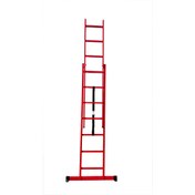 تصویر نردبان فراز پله مدل کیان 15 پله دو تکه 4متری 