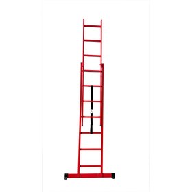 تصویر نردبان فراز پله مدل کیان 15 پله دو تکه 4متری 