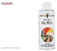 تصویر اسپری رنگ سفید ترافیک دوپلی کالر مدل Ral 9016 حجم 400 میلی لیتر Dupli Color Ral 9016 Traffic White Paint Spray 400ml