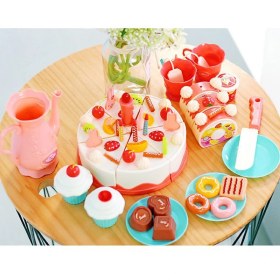 تصویر اسباب بازی مدل ست کیک تولد کد 150 مجموعه 82 عددی 