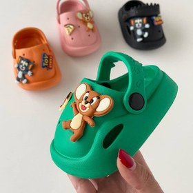 تصویر دمپایی بچگانه کراکس تام و جری فانتزی سایز ۲۲-۲۹ پلاستیک 