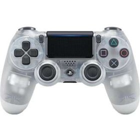 تصویر دسته بازی سونی سفید کریستالی (غیر اصل) PS4 Dualshock 4 Gamepad Sony PS4 Dualshock 4 Crystal White (Fake)