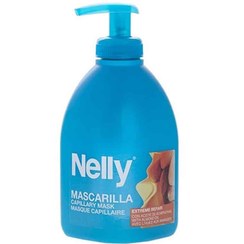 تصویر ماسک مو ترمیم کننده فوق قوی روغن بادام نلی 300میل extra repairing almond oil extract hair mask 300ml nelly