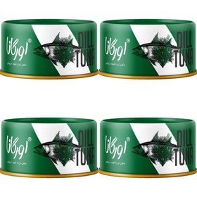 تصویر کنسرو ماهی تون شویدی در روغن گیاهی 180 گرم اورگانا 4 عددی 