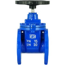 تصویر شیر کشویی زبانه لاستیکی 2 اینچ مهاب آب ایرانیان 