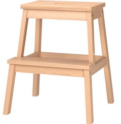 تصویر چهارپایه چوبی ایکیا مدل BEKVAM 