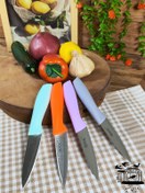 تصویر چاقو دسته رنگی Rooc 