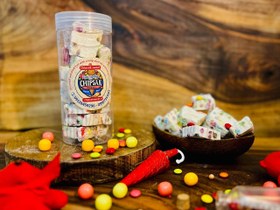 تصویر بستنی خشک چیپسک سوییت طعم اسمارتیز - بزرگ Smarties flavor dry ice cream