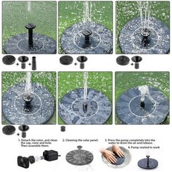 تصویر آبنما خورشیدی AS10B-55CM 