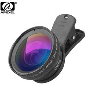 تصویر لنز موبایل ماکرو – واید Apexel APL-0.45WM Wide Macro Lens قطعات جانبی موبایل و تبلت مشکی