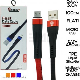 تصویر کابل Micro USB وی اسمارت مدل VS-683 | فست شارژ 3 آمپر 