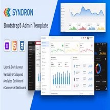 تصویر قالب مدیریتی بوت استرپ Syndron 