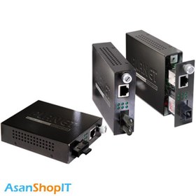 تصویر مبدل فیبر نوری (مدیا کانورتور) پلنت مدل FT-806B15 Planet FT-806B15 Optical Fiber Media Converter