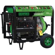 تصویر موتور برق دیزلی گرین پاور مدل GD8500E2 ظرفیت ۶.۵ کیلووات استارتی 
