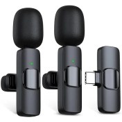 تصویر میکروفون یقه ای K11 دارای نویز گیر حرفه ای 