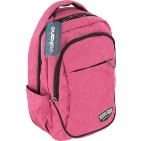 خرید و قیمت کوله پشتی مدرسه و لب تاب دخترانه اورجینال اروپایی برند وولکانو  ا Volkano Laptop or School Backpack for Girls - Victory Series in Pink | ترب