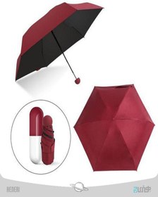 تصویر چتر تاشو طرح کپسول با کیفیت 