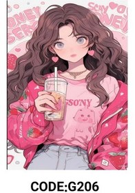 تصویر فرشینه طرح نوجوان CODE:G206 