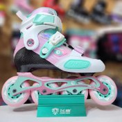 تصویر اسکیت کربن تخصصی فری استایل مدل Clarry C15 سایز ۳۲-۳۵ صورتی 