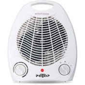 تصویر بخاری برقی فن هیتر، رومیزی 2000 وات پوتوپPOTOP POTOP FAN HEATER