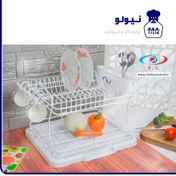 تصویر جا ظرفی 2طبقه بزرگ فلزی کاوه 