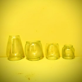 تصویر شیشه فانوس قدیمی 