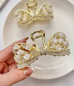 تصویر کلیپس مو طرح پاپیون - محدود 