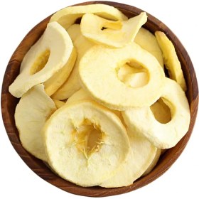 تصویر اسلایس سیب زرد خشک 