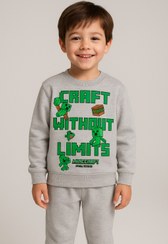 تصویر بلوز شلوار پسرانه مانکرافت - سایز 45 طوسی روشن 