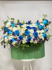 تصویر باکس گل روی پدر 