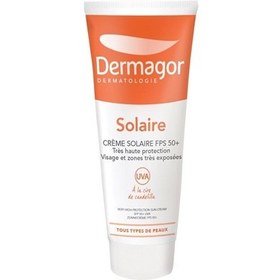 تصویر کرم ضد آفتاب بی رنگ + SPF50 درماگور 50 میل DERMAGOR Cream Solaire Spf +50 Dermagor