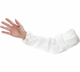 تصویر آستین یکبار مصرف پارچه ای اسپان سفید (قیمت تک هر جفت 4320 تومان قیمت عمده هر جفت 3024 تومان) 