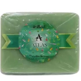 تصویر پارافین آرایشی مدل آلوئه‌ورا 500 گرم اطلس Atlas cosmetic paraffin, aloe vera model, weight 500 grams
