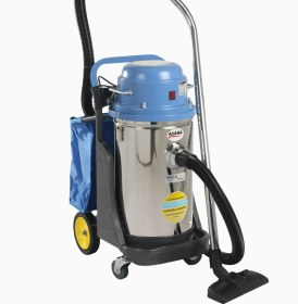 تصویر جاروبرقى صنعتی یک موتوره 1400WD آب وخاك آسانا کالسکه دار 