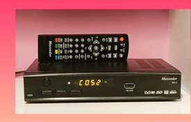 تصویر گیرنده دیجیتال مکسیدر مدل 2056 MX-2 استوک، در حد نو، کاملا سالم با کنترل نو و یک سال ضمانت