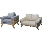 تصویر مبل جولیتا پلاس 3 نفره کد 0400 دکورابو 