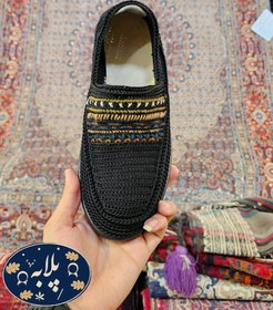 تصویر گیوه مدل زمرد - مشکی / 44 giveh_zanane