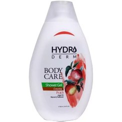 تصویر شامپو بدن کرمی هیدرودرم با رایحه هلو و روغن آرگان حجم ۵۰۰ میلی لیتر 