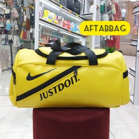 تصویر ساک باشگاهی چرمی طرح JUSTDOIT 