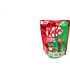 تصویر شکلات توپی فندقی کیت کت با مغز ویفر (110 گرم) kitkat pops kitkat pops