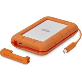 تصویر هارد اکسترنال لسی 4 ترابایت مدل RUGGED - نارنجی / 18 ماهه ماتریس LaCie Rugged USB-C External Hard Drive - 4TB