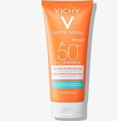 تصویر کرم ضد آفتاب اسید هیالورونیک اسموس اسکین پرفکتین SPF 50 ویشی sunscreen Smooth skin perfecting Cream Hyaluronic Acid SPF 50 Vichy
